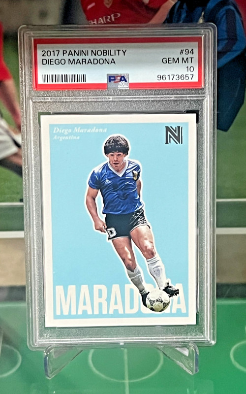 2017 Panini Nobility #94 Diego Maradona PSA 10