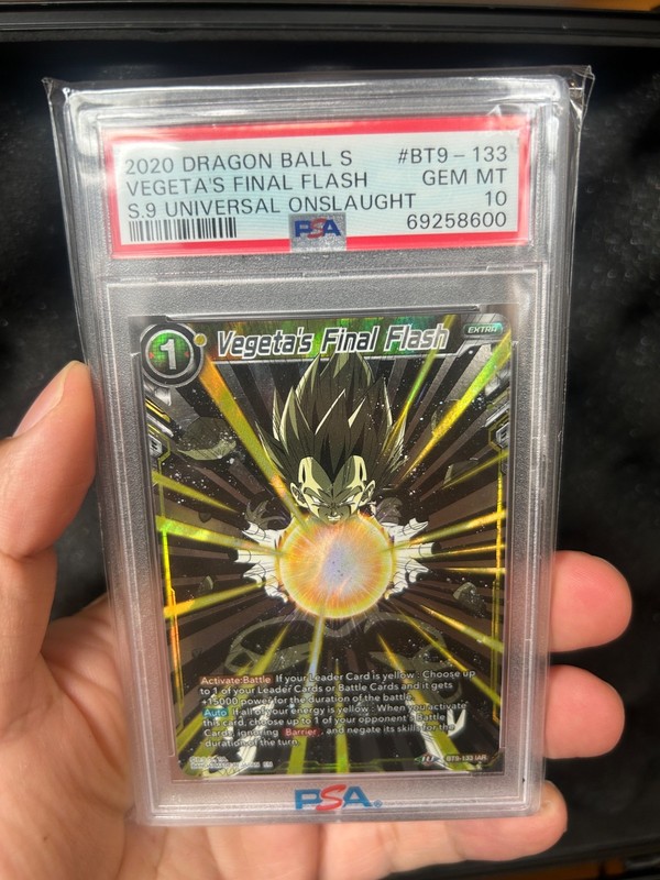PSA 10 Vegeta's Final Flash IAR 2020 Dragon Ball Super Card Game