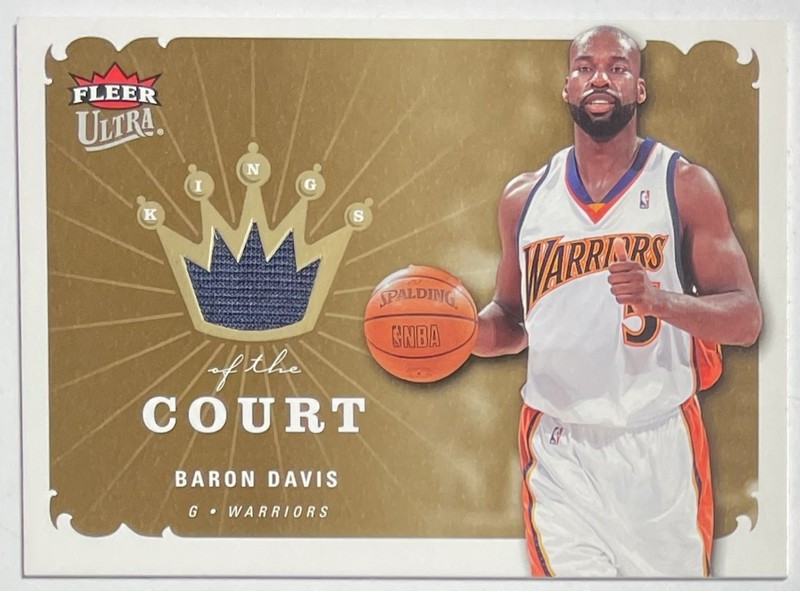 Baron Davis 2006-07 Fleer Ultra Game-Used Jersey Card🏀WARRIORS🏀