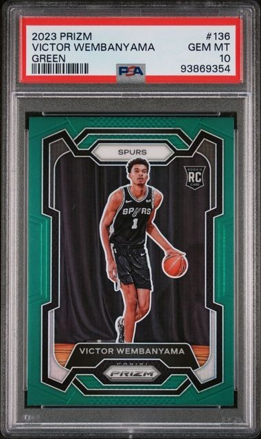 Wembanyama Green PSA 10 Chase NBA Hot Packs / 30 Cards 4 Guaranteed Hits *Read*
