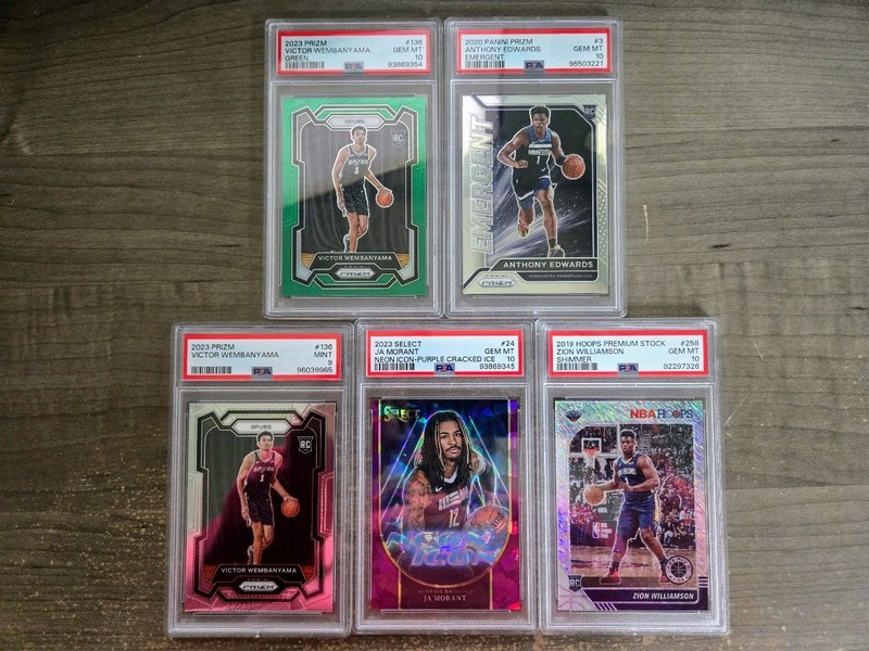 Wembanyama Green PSA 10 Chase NBA Hot Packs / 30 Cards 4 Guaranteed Hits *Read* view 2