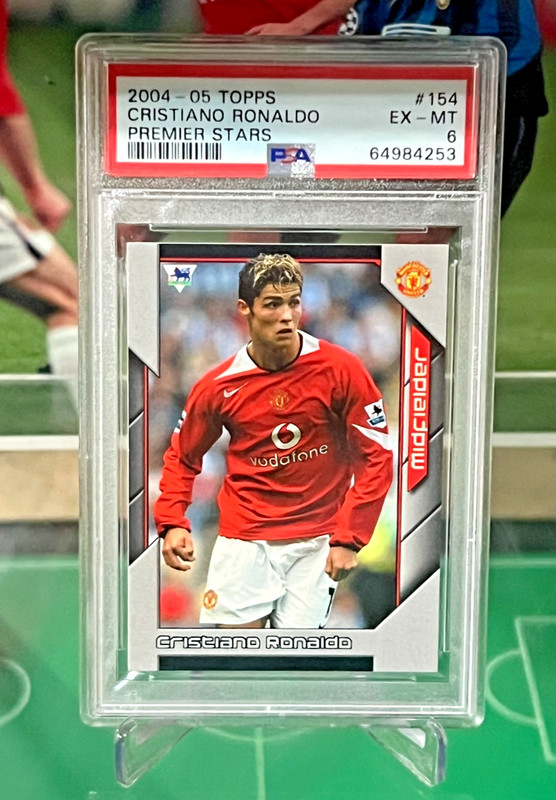 2004-05 Topps Premier Stars #154 Cristiano Ronaldo Japanese Version PSA 6