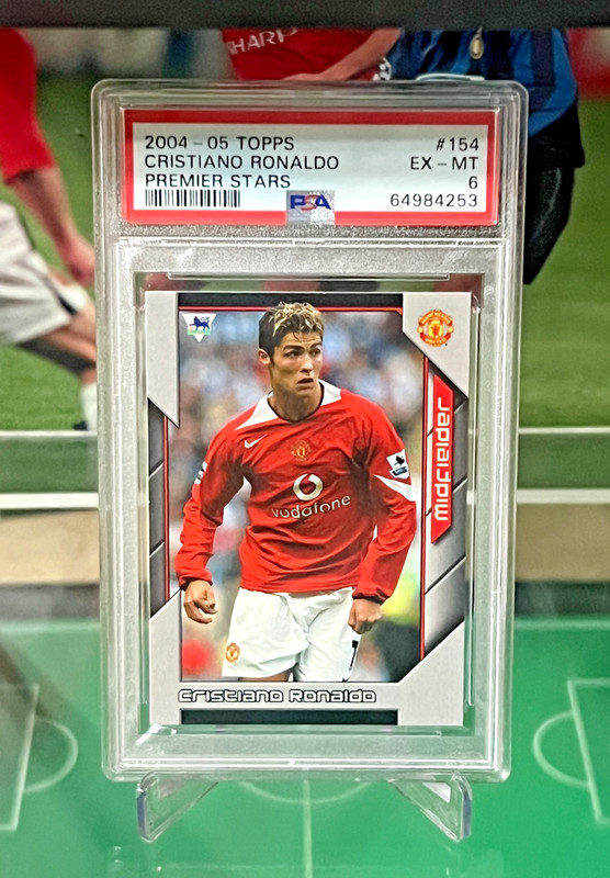 2004-05 Topps Premier Stars #154 Cristiano Ronaldo Japanese Version PSA 6 view 2