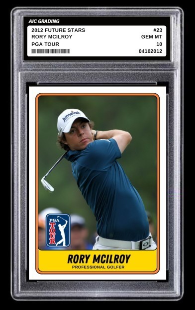 2012 Rory McIlroy PGA Tour Future Stars PGA Rookie Card #23 Graded 10