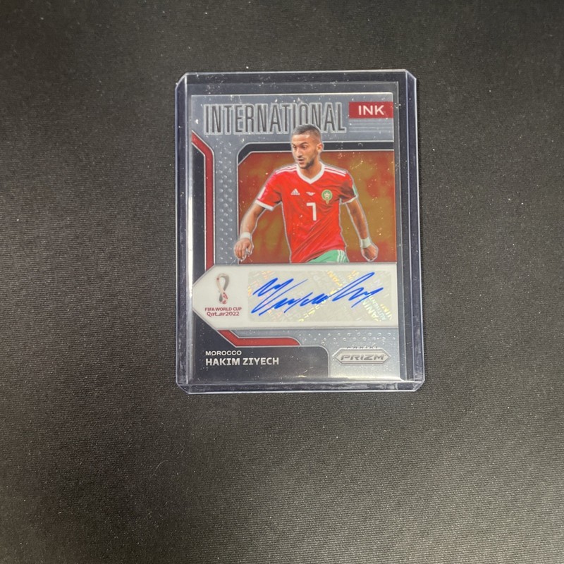 2022 Panini Prizm World Cup Qatar Signatures Hakim Ziyech #S-HZ Auto