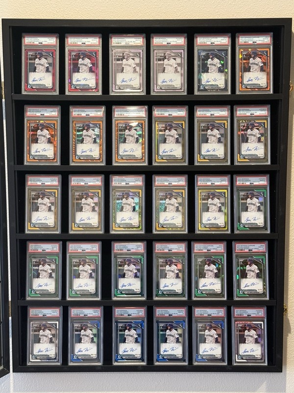 Ben Williamson 1st 2024 Bowman 75 card Collection Red, Black, Pearl, 1/1 PSA 10