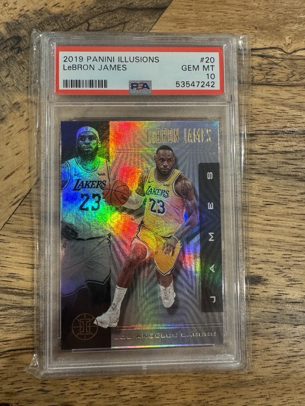 2019 PANINI ILLUSIONS #20 LEBRON JAMES PSA 10 GEM MINT LAKERS 🔥🔥