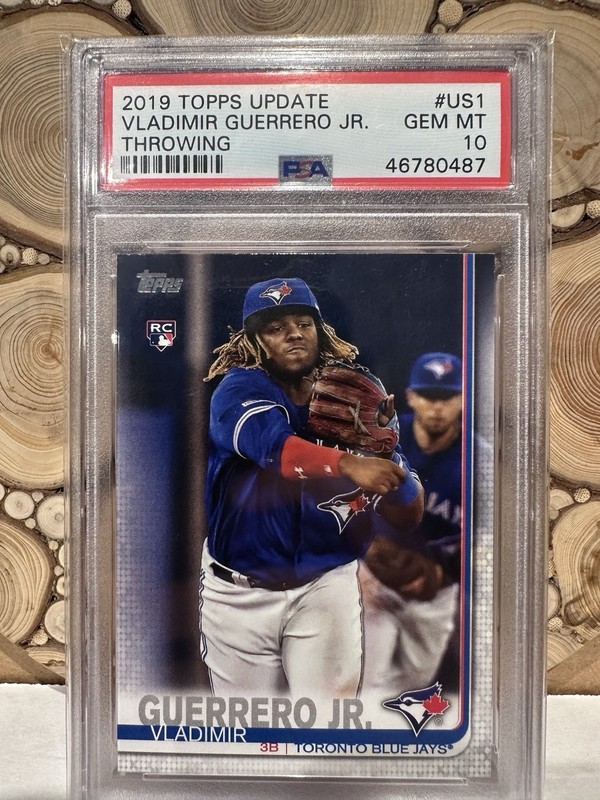 2019 Topps Update Vladimir Guerrero Jr. Throwing #US1 PSA 10 Toronto Blue Jays