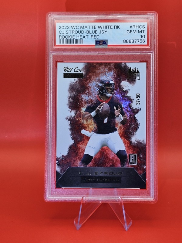 2023 Wild Card #RHCS CJ Stroud 37/50 PSA 10