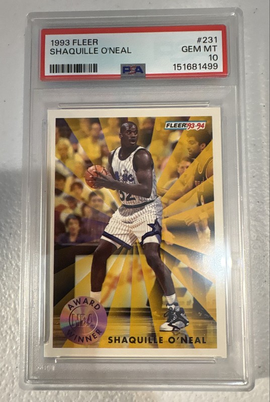 1993-94 Fleer - Shaquille O'Neal #231 PSA 10