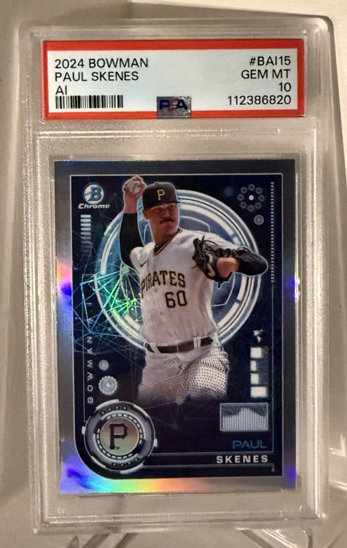 Paul Skenes PSA 10 2024 Bowman AI