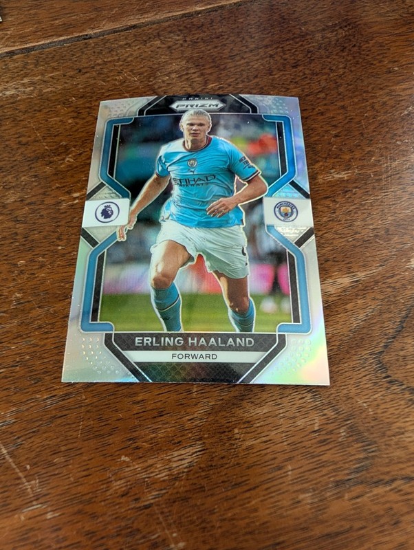 Erling Haaland 2022-23 Panini Prizm Silver Prizm - Near Mint or Better view 2