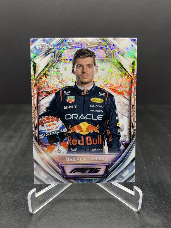 2025 Topps Chrome F1 Formula 1 Max Verstappen Diamond 75th Anniversary #D75-1