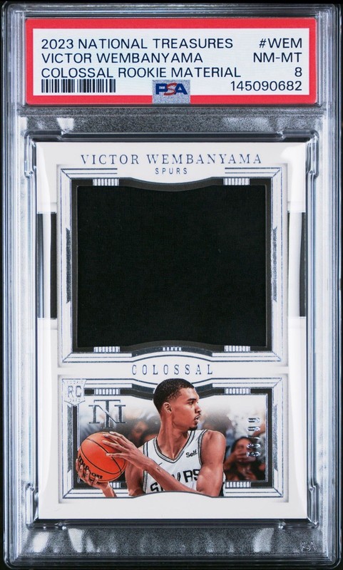 2023 wembanyama rookie colossal /99 Psa 8