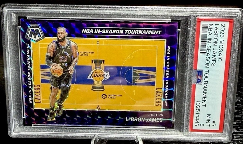 2023-24 Panini Mosaic - Nba In-Season Tournament LeBron James #7 Lakers SSP