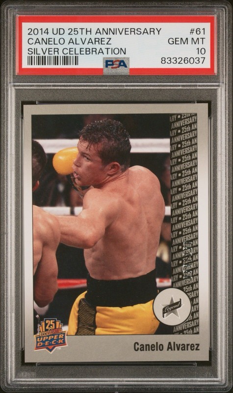 2014 Upper Deck Canelo Alvarez Silver 55/250 PSA 10 Pop 1