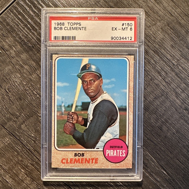 Bob Roberto Clemente 1968 Topps #150 PSA 6 Pirates
