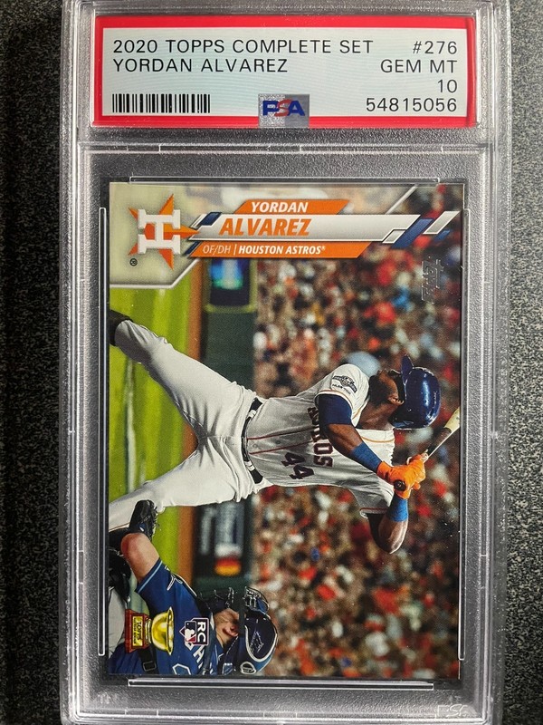 2020 Topps Complete Set Yordan Alvarez #276 Rookie Card PSA 10