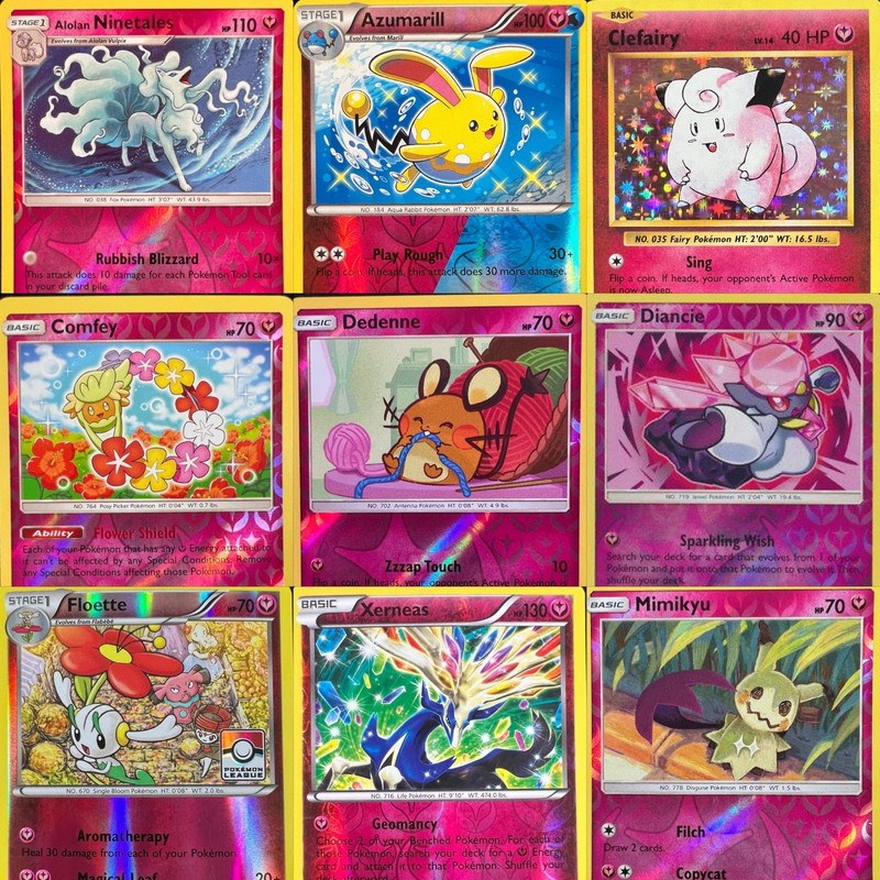 Fairy Types - FOILS & HOLOS - Pick Your Pokemon Cards NM/LP - Complete Your Set