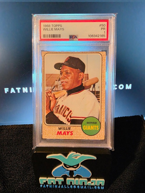 Topps 1968 Willie Mays #50 San Francisco Giants PSA Baseball Card