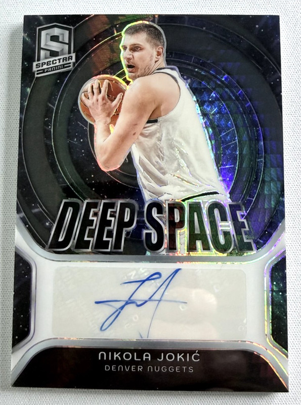 2023-24 Panini Spectra Nikola Jokic Deep Space Auto 1/1 Nuggets