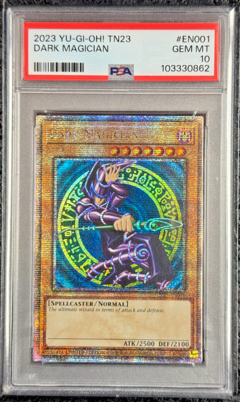 2023 YUGIOH! TN23 DARK MAGICIAN #EN001 💎 PSA 10