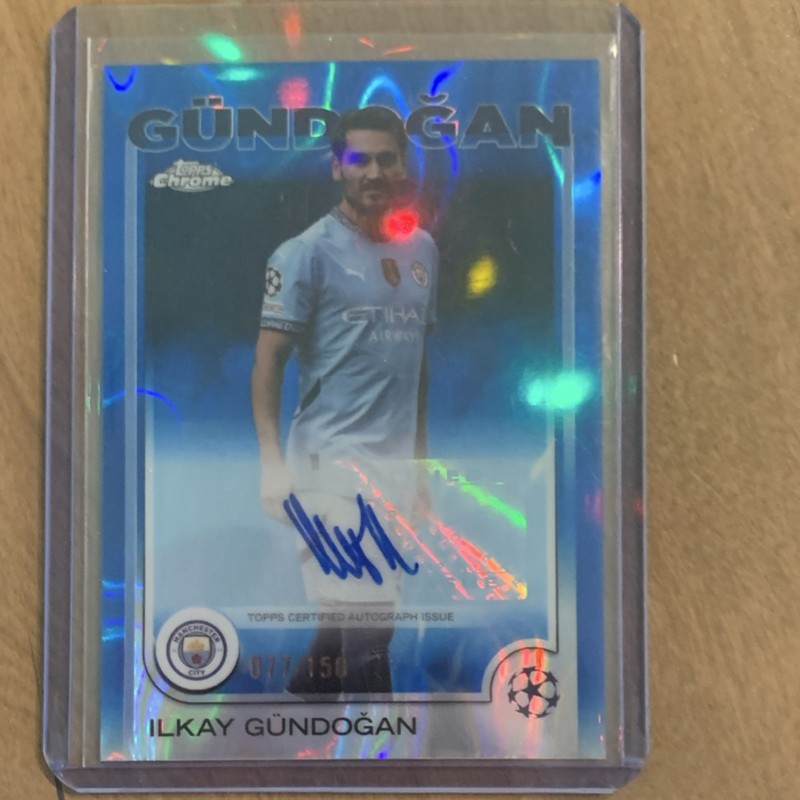 Topps UEFA Club Competitions Ilkay Gündogan Manchester City Autograph #CA-IG