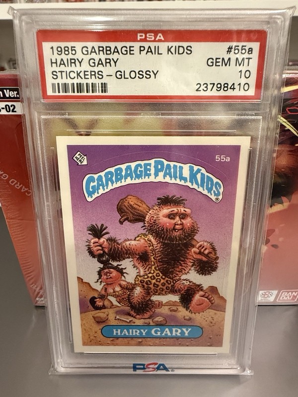 1985 TOPPS GARBAGE PAIL KIDS SERIES 2 55A HAIRY GARY GLOSSY PSA 10