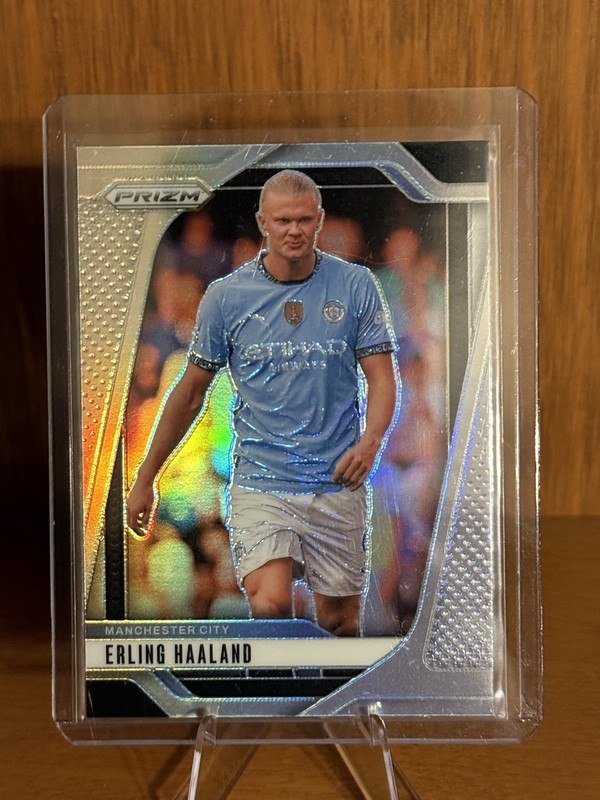 2024-25 Panini Prizm Premier League - Erling Haaland #9 Silver Prizm