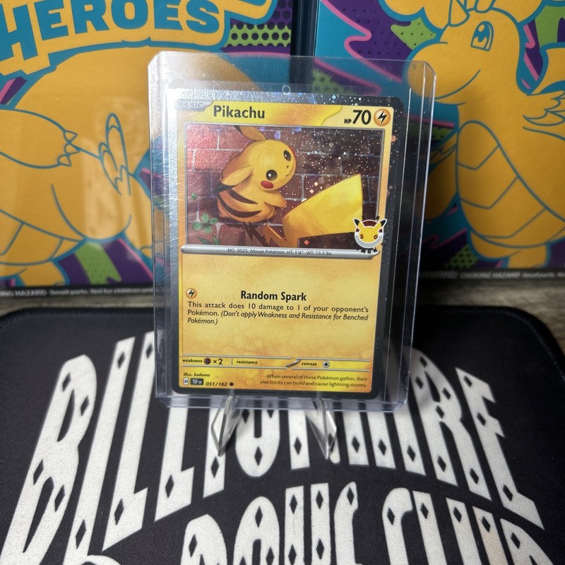 Pikachu 051/162 30th Anniversary 2026 Pokémon Day Promo Pokémon TCG
