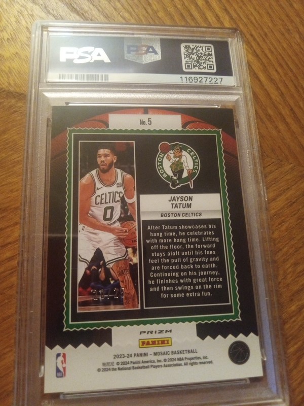 Jason Tatum Jam Masters Orange Fluorescent /25 PSA 10 Pop 1 view 2