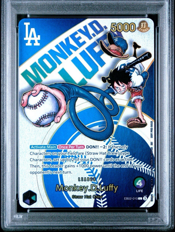 2025 ONE PIECE PROMOS #010 MONKEY D. LUFFY DODGERS X ONE PIECE NIGHT!