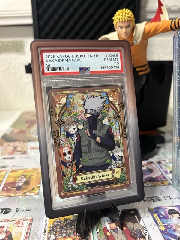 KAYOU 2025 NRSA01 EN-US Naruto Kakashi Hatake SP #004L5 PSA 10 Graded