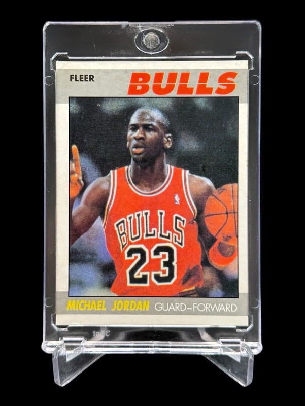 1987/88 Fleer MICHAEL JORDAN 59 OF 132 CHICAGO BULLS 2ND YEAR RC BULLS🔥RARE🔥