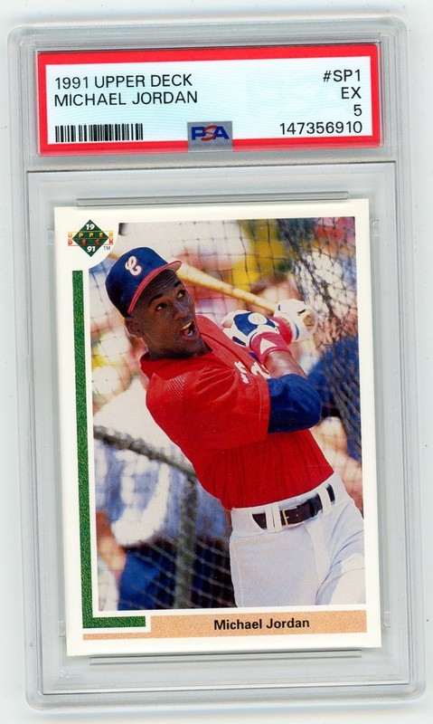 1991 Upper Deck #SP1 Michael Jordan PSA 5