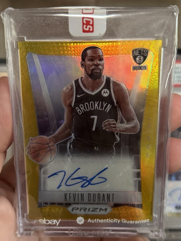 2021 Nba Panini Prizm /10 Gold Kevin Durant Signatures Auto Autograph Flashback