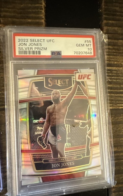 2022 Panini Select UFC - Concourse Jon Jones #55 Silver Prizm