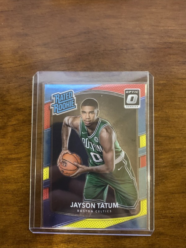 2017-18 Panini Optic Jayson Tatum Red And Yellow