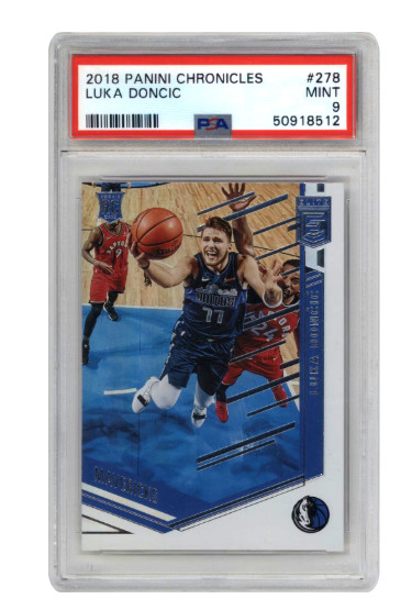 2018-19 Panini Chronicles - Elite Luka Dončić #278 (RC) ROOKIE CARD!!!! PSA 9