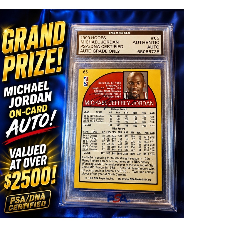 GUARANTEED PSA SGC Slab- 12 Packs Michael Jordan PSA Auto MJ NBA Trading Cards