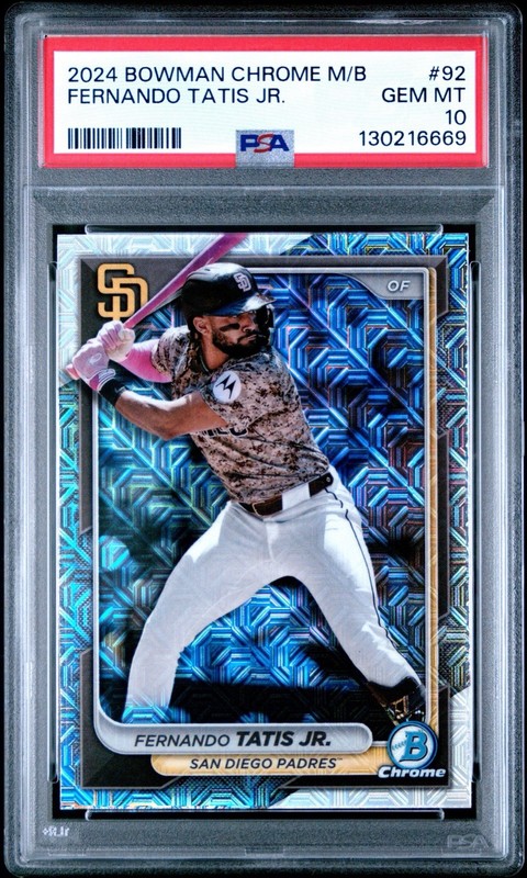 2024 Bowman Chrome Mega Box Fernando Tatis Jr. #92 PSA 10