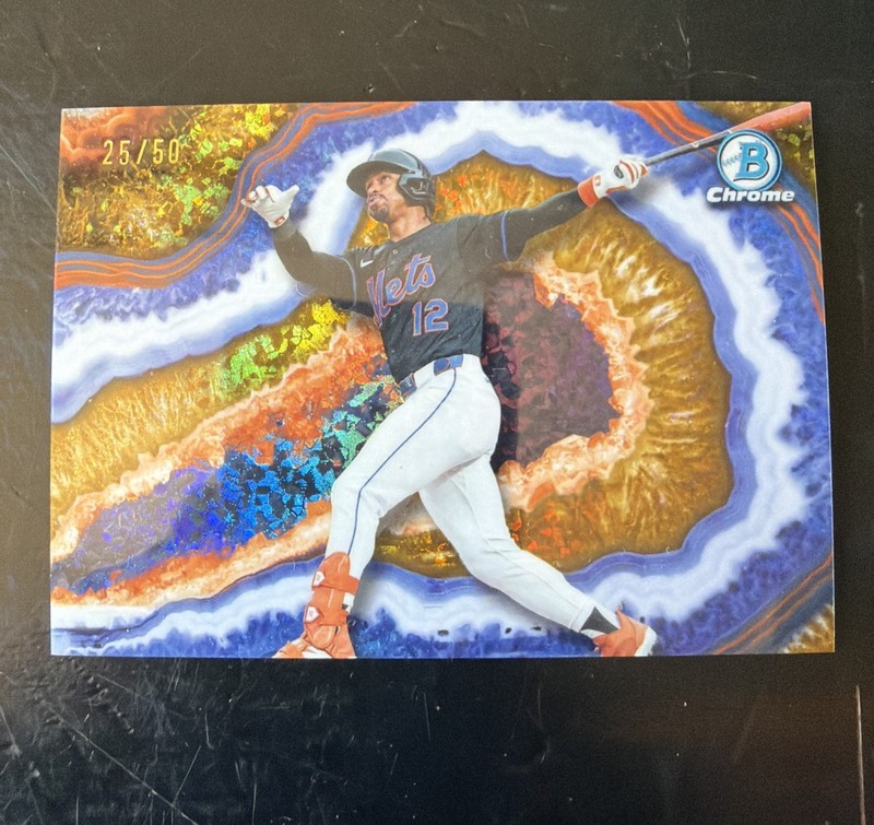 2026 Bowman Chrome Francisco Lindor Crystallized /50 SSP