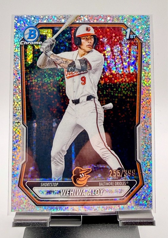 2026 Bowman Chrome Wehiwa Aloy #BCP-135 1st Speckle Refractor /299 Orioles