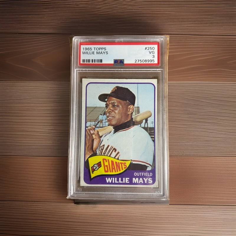 1965 Topps #250 Willie Mays PSA 3 VG Nice Eye Appeal