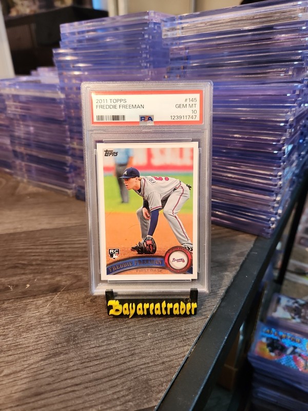 2011 Topps FREDDIE FREEMAN ROOKIE #145 PSA 10🔥📈📈 DODGERS