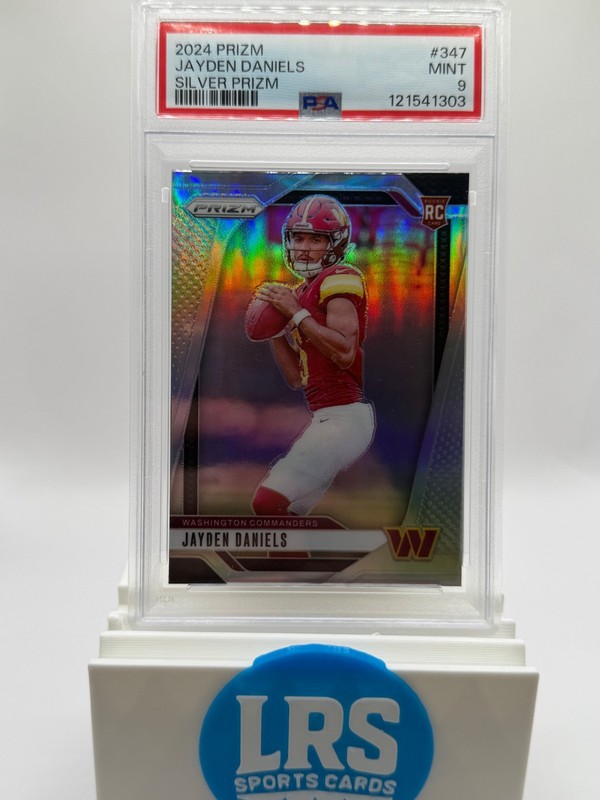 2024 Panini Prizm Silver Prizm #347 Jayden Daniels RC PSA 9