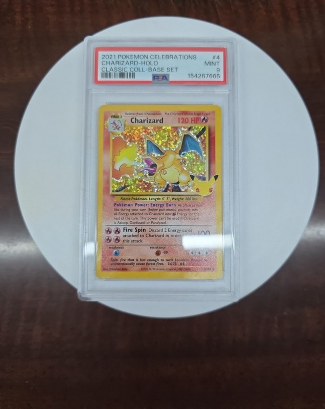 2021 Pokemon Celebrations Charizard-Holo Base Set #4 PSA 9 Mint