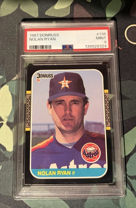 1987 Donruss Nolan Ryan #138 PSA MINT9