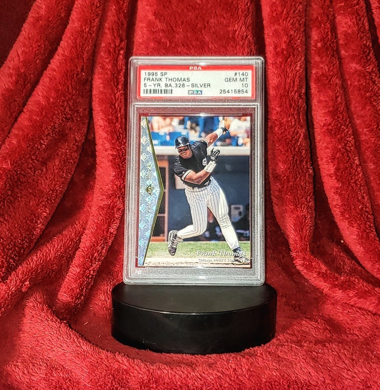 FRANK THOMAS 1995 SP #140 WHITE SOX. BAT .326 SILVER FOIL PSA 10 🔥 POP12 HOF