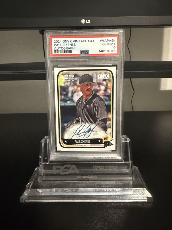 2024 Onyx Vintage Extended - Paul Skenes #VAPASK Autograph psa 10